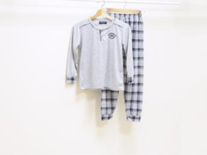 Pijama Niño Academy Gris T 8